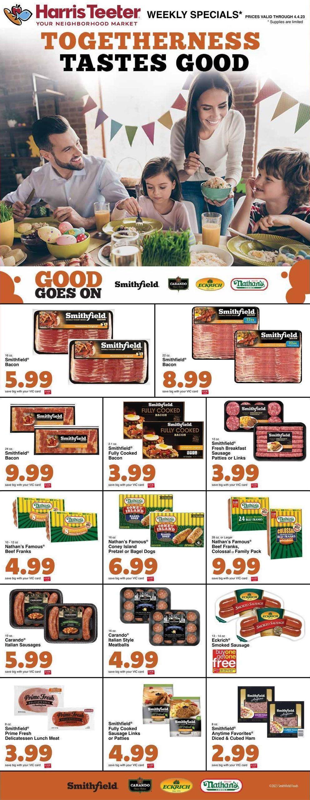 Harris Teeter Weekly Ad from March 29