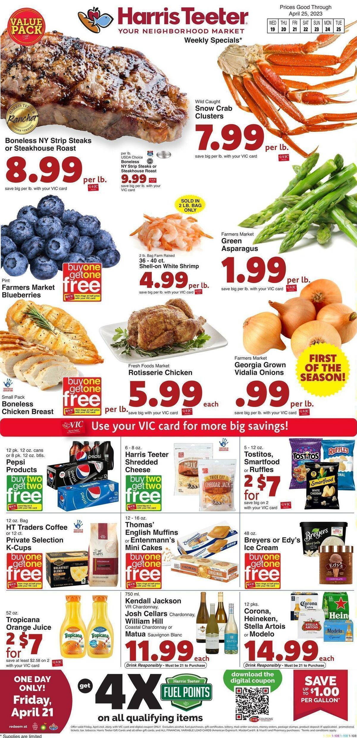 Harris Teeter Weekly Ad from April 19