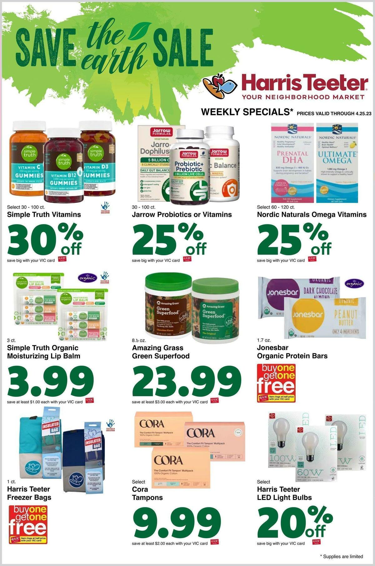 Harris Teeter Weekly Ad from April 19