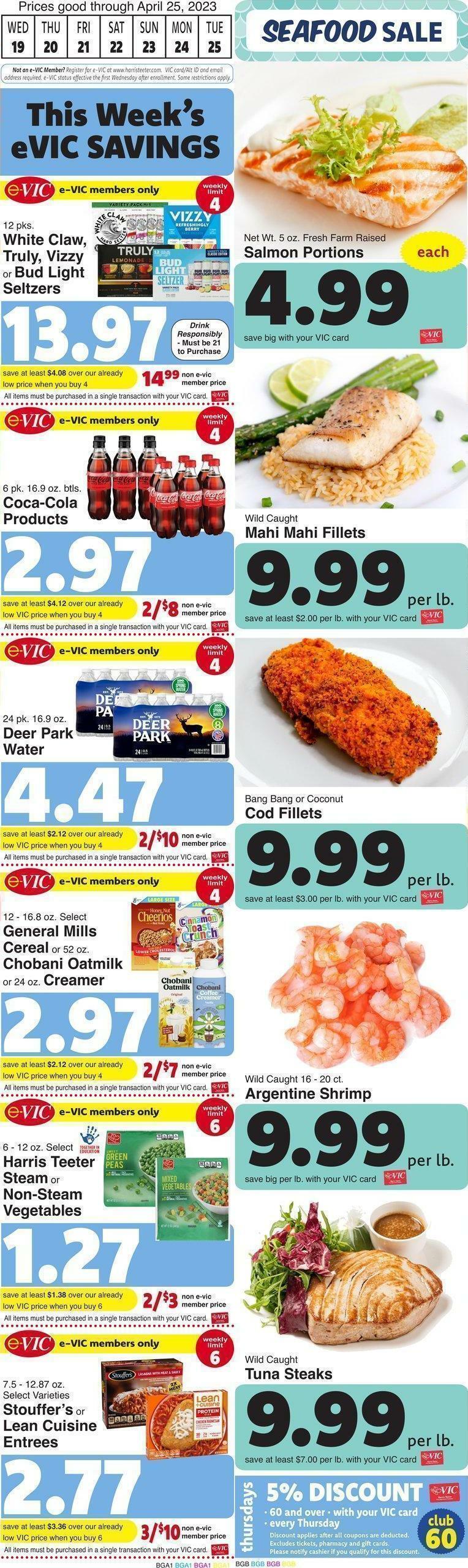 Harris Teeter Weekly Ad from April 19