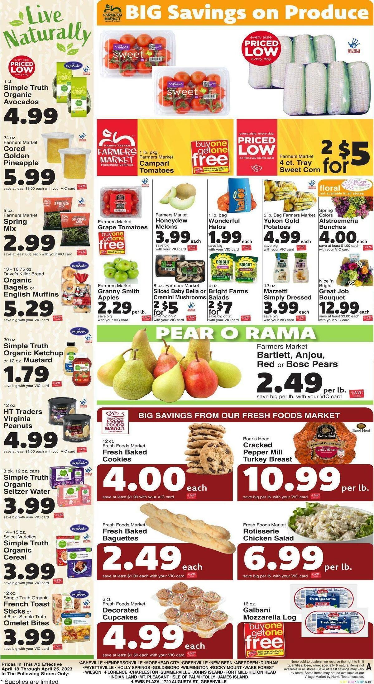 Harris Teeter Weekly Ad from April 19
