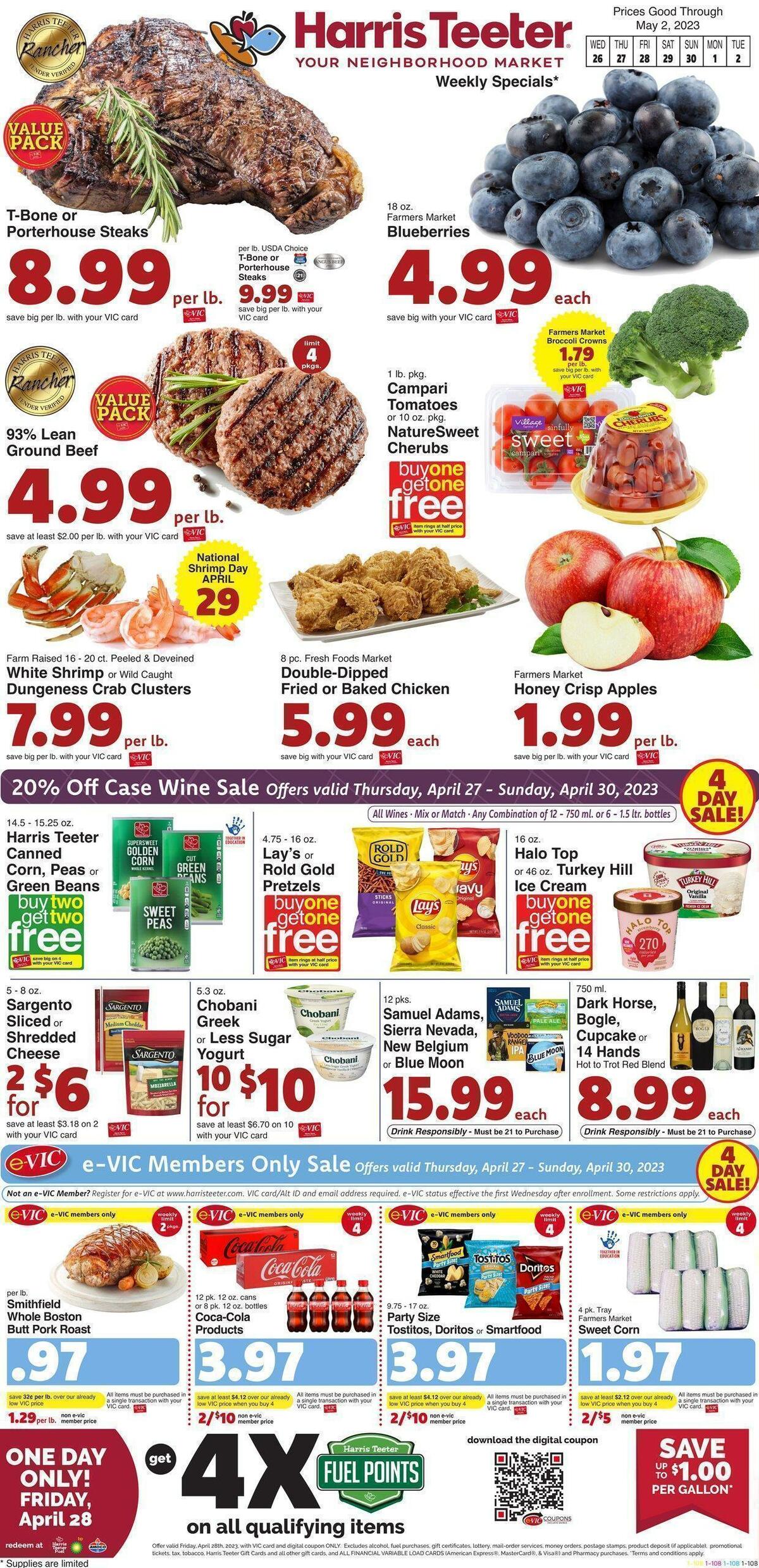 Harris Teeter Weekly Ad from April 26