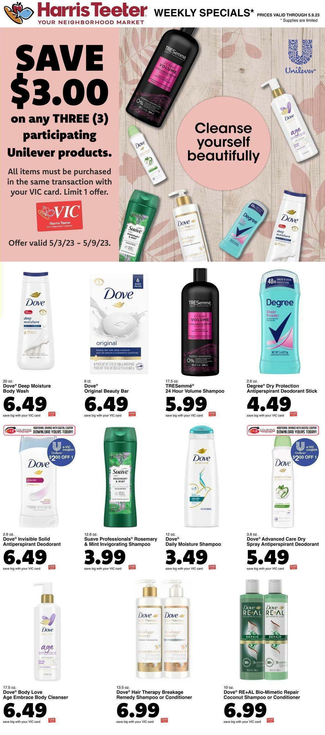 Harris Teeter Weekly Ad from May 3