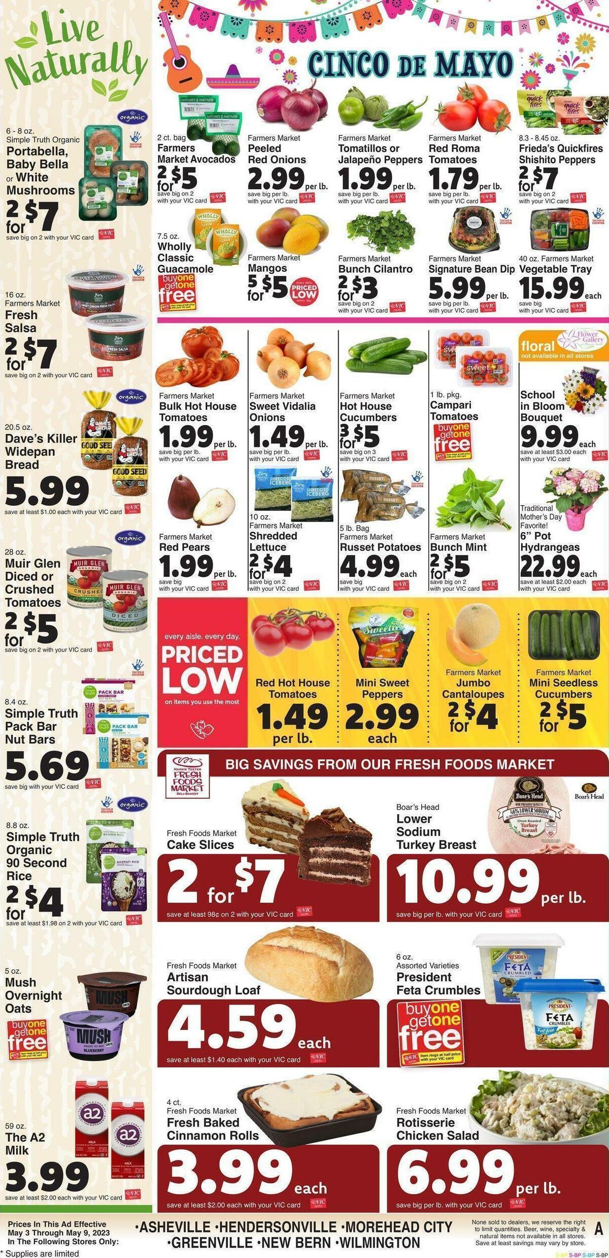 Harris Teeter Weekly Ad from May 3