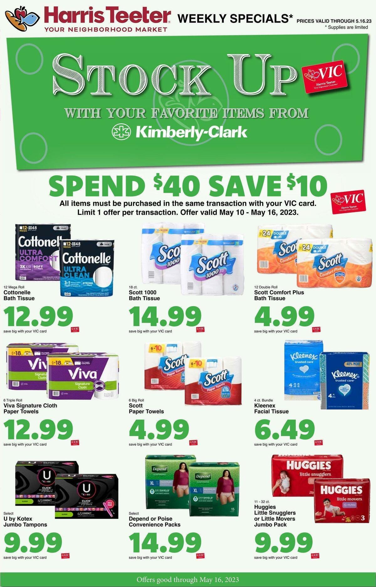 Harris Teeter Weekly Ad from May 10