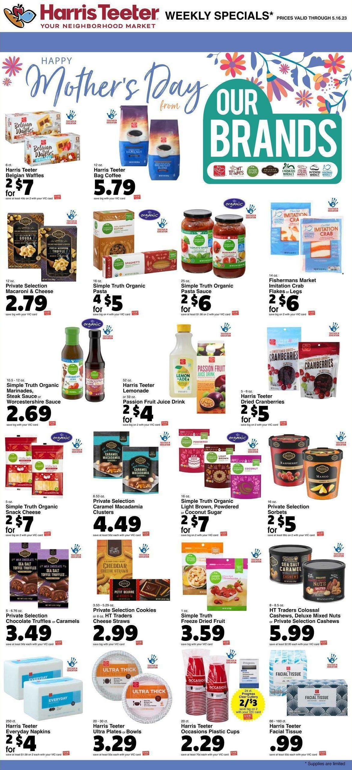 Harris Teeter Weekly Ad from May 10