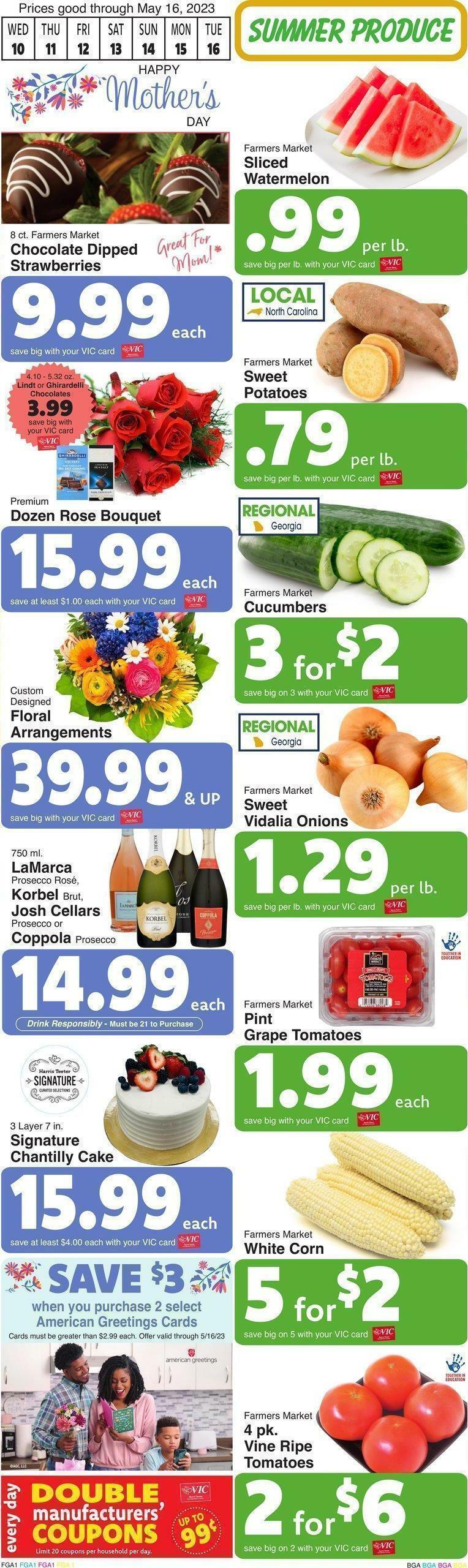 Harris Teeter Weekly Ad from May 10