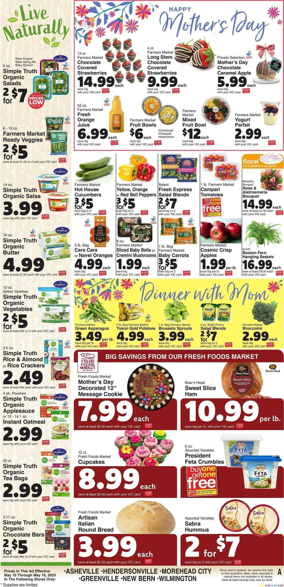 Harris Teeter Weekly Ad from May 10