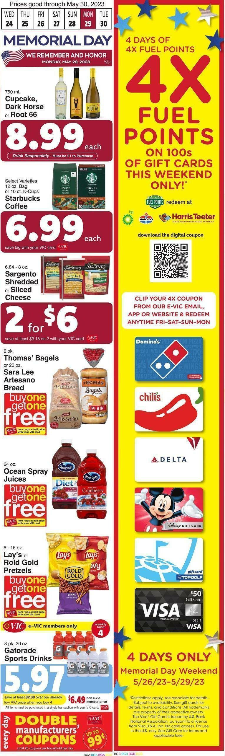 Harris Teeter Weekly Ad from May 24