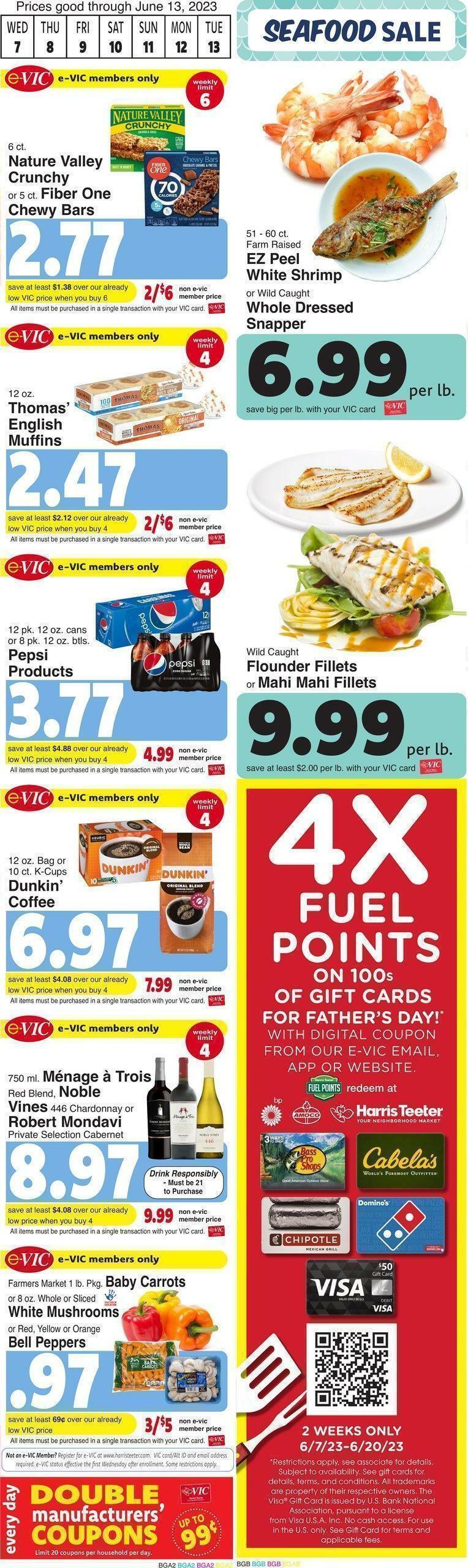 Harris Teeter Weekly Ad from June 7