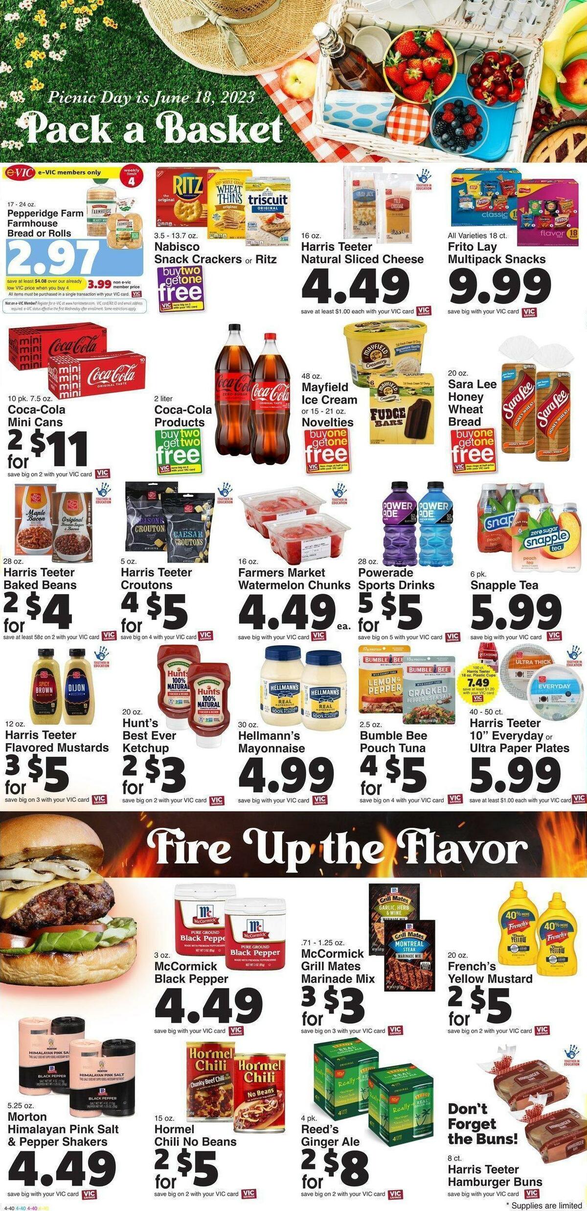 Harris Teeter Weekly Ad from June 14