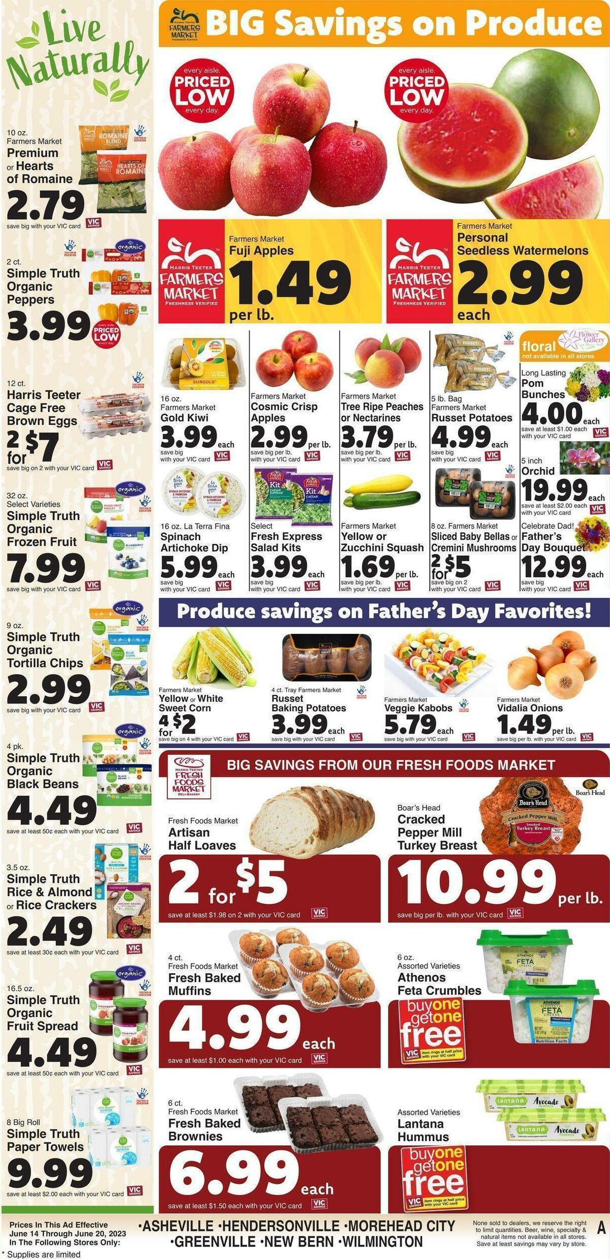 Harris Teeter Weekly Ad from June 14