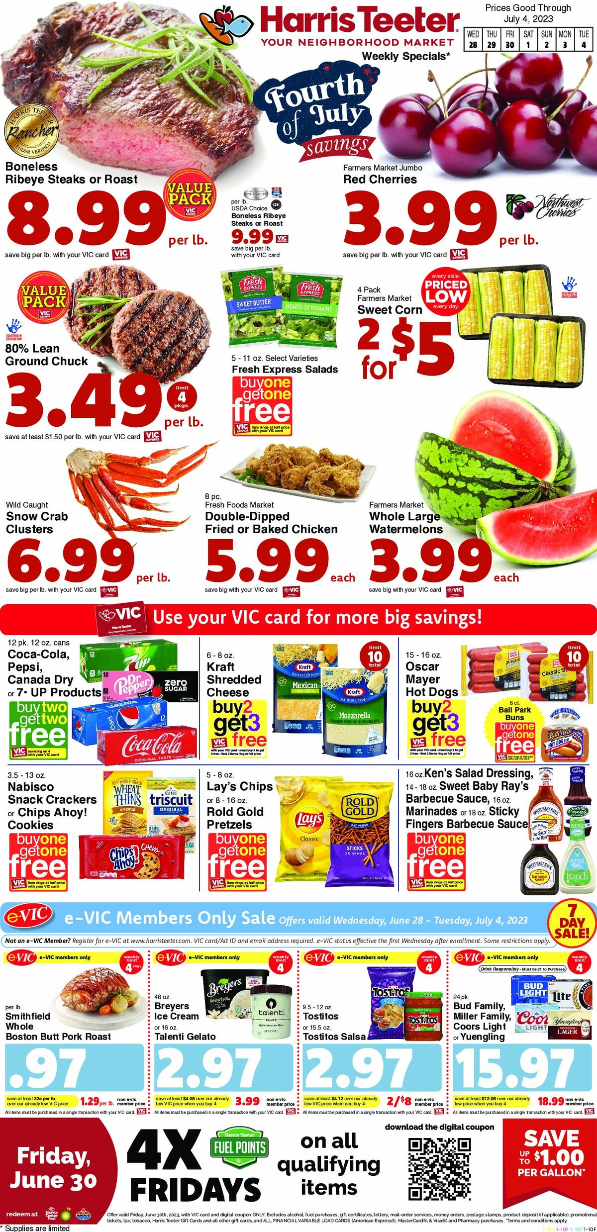 Harris Teeter Weekly Ad from June 28