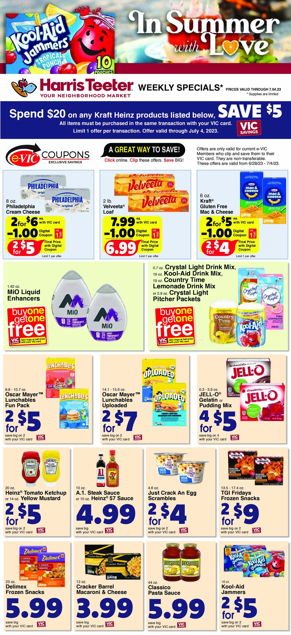 Harris Teeter Weekly Ad from June 28