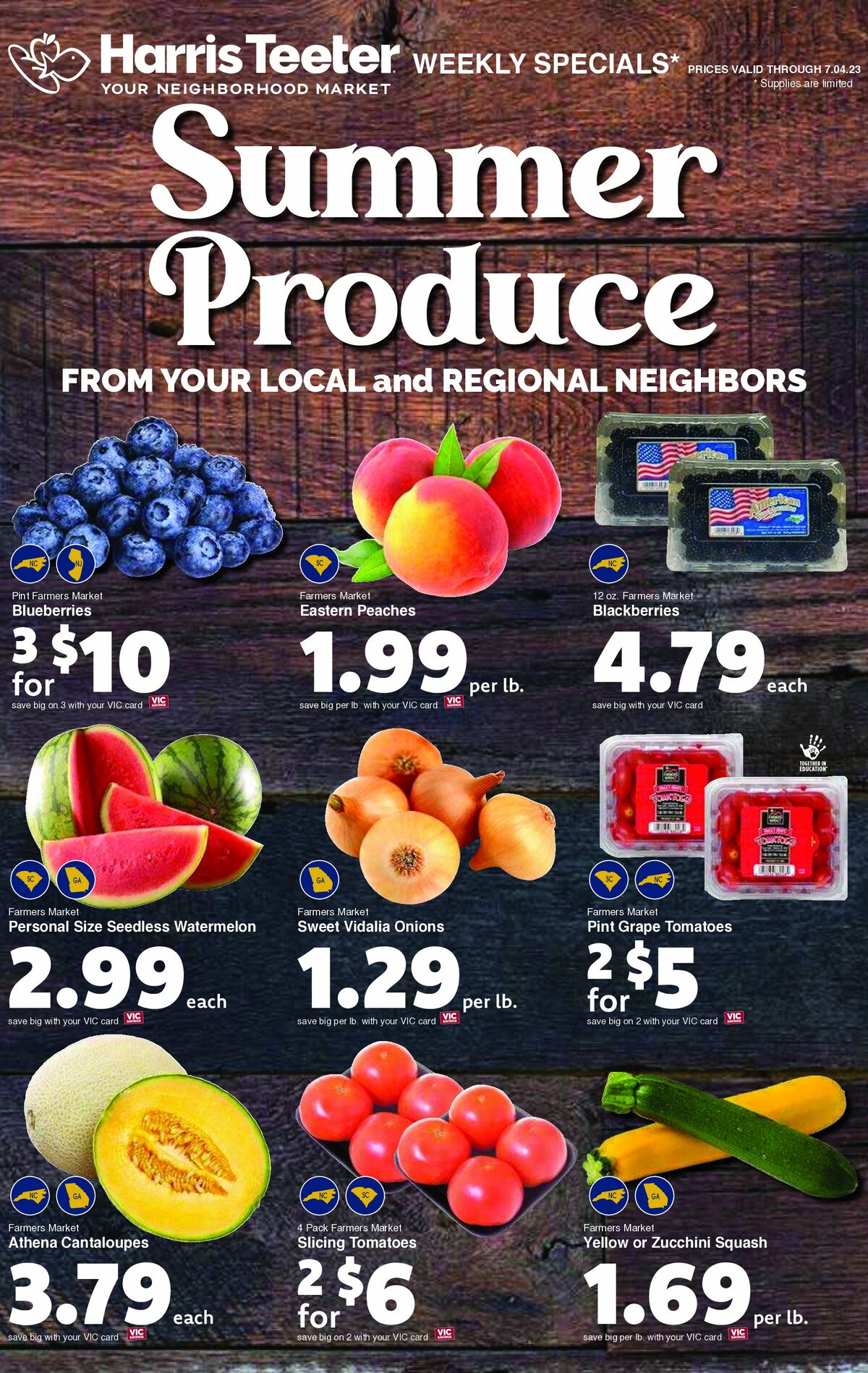 Harris Teeter Weekly Ad from June 28