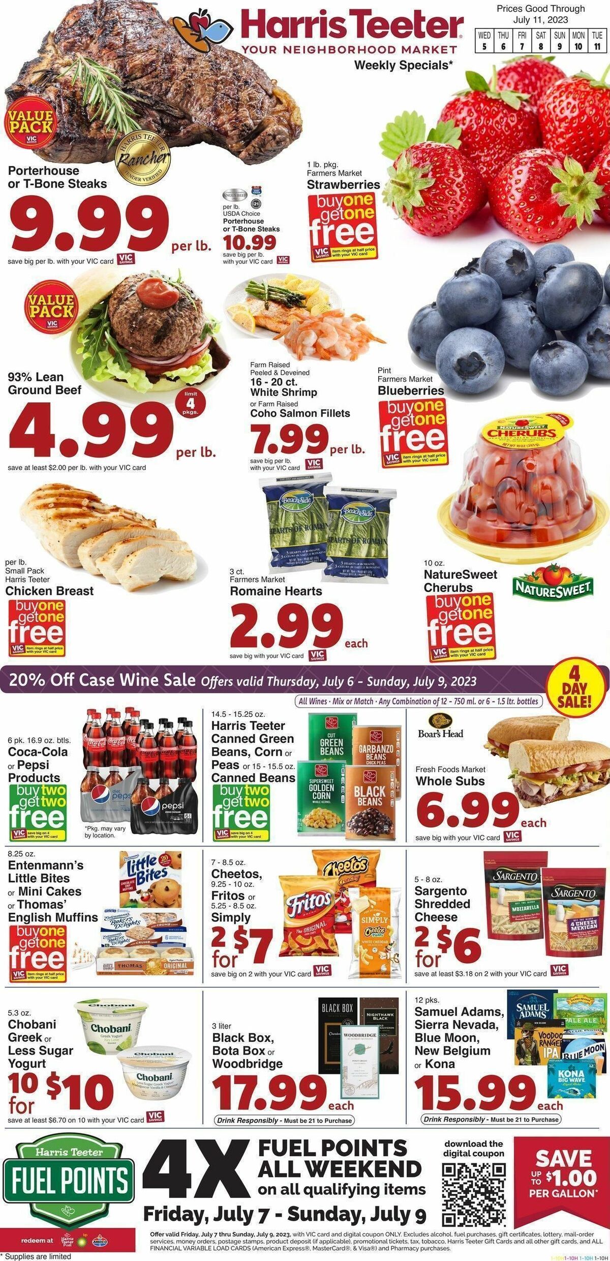 Harris Teeter Weekly Ad from July 5