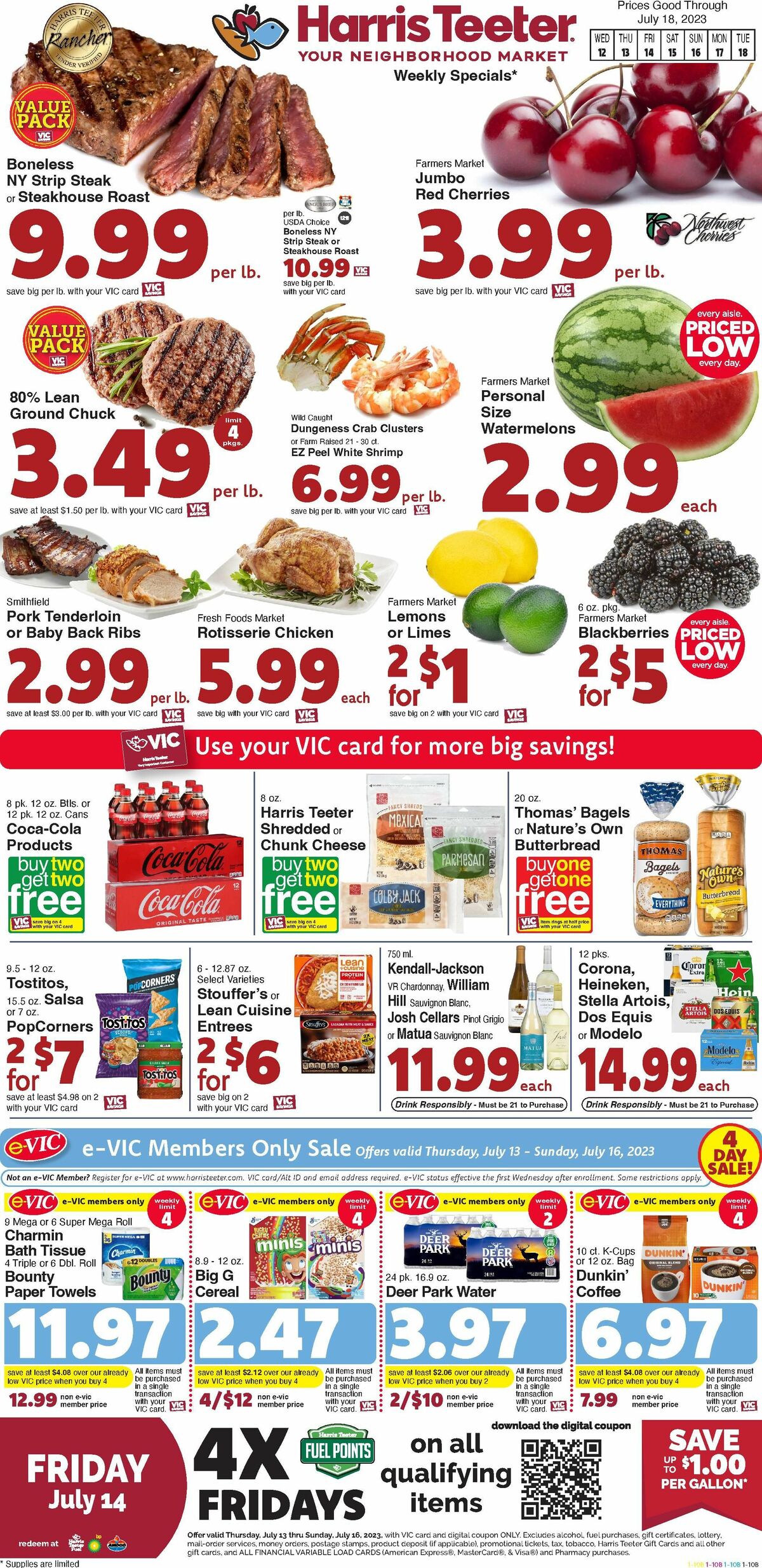 Harris Teeter Weekly Ad from July 12