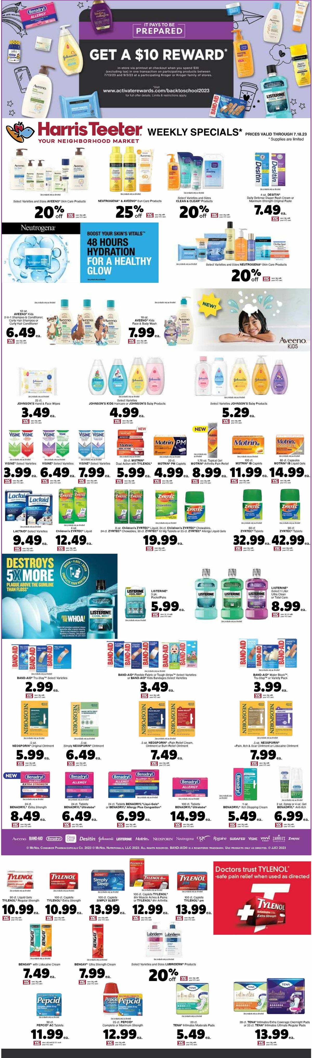 Harris Teeter Weekly Ad from July 12