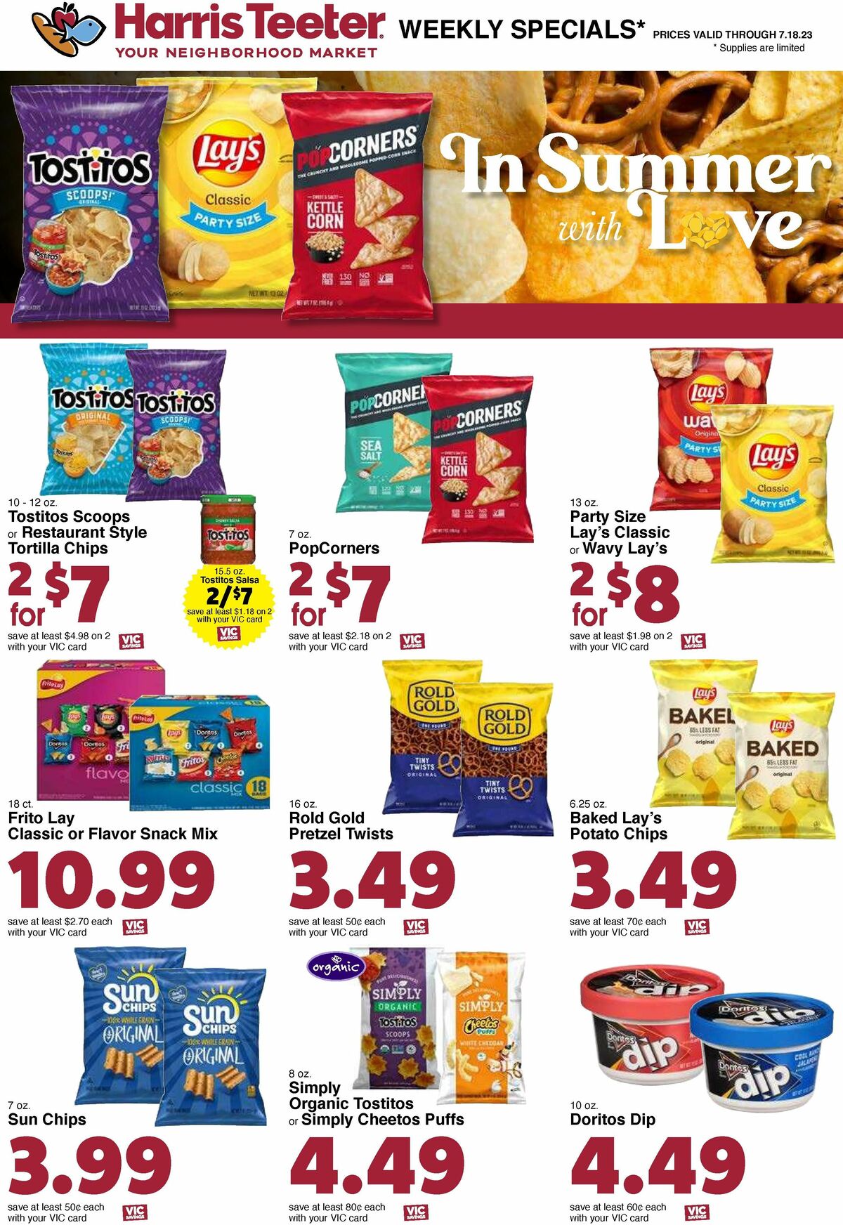 Harris Teeter Weekly Ad from July 12