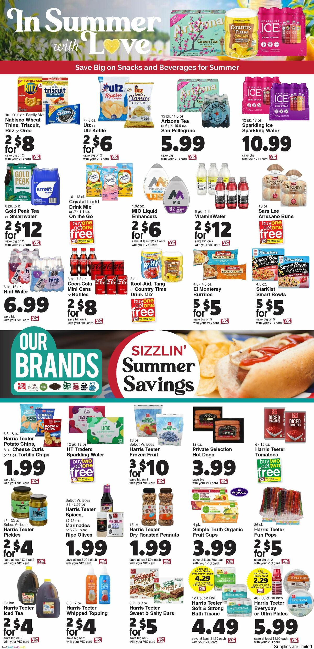 Harris Teeter Weekly Ad from July 12