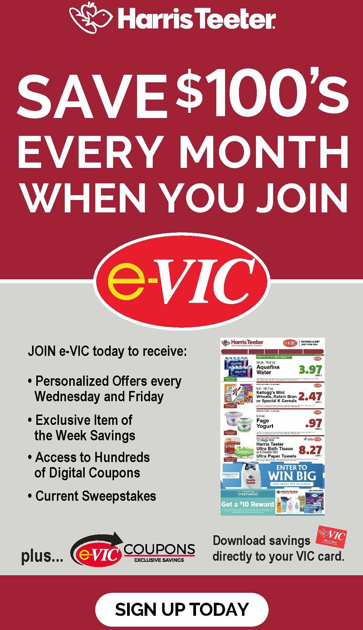 Harris Teeter Weekly Ad from July 12