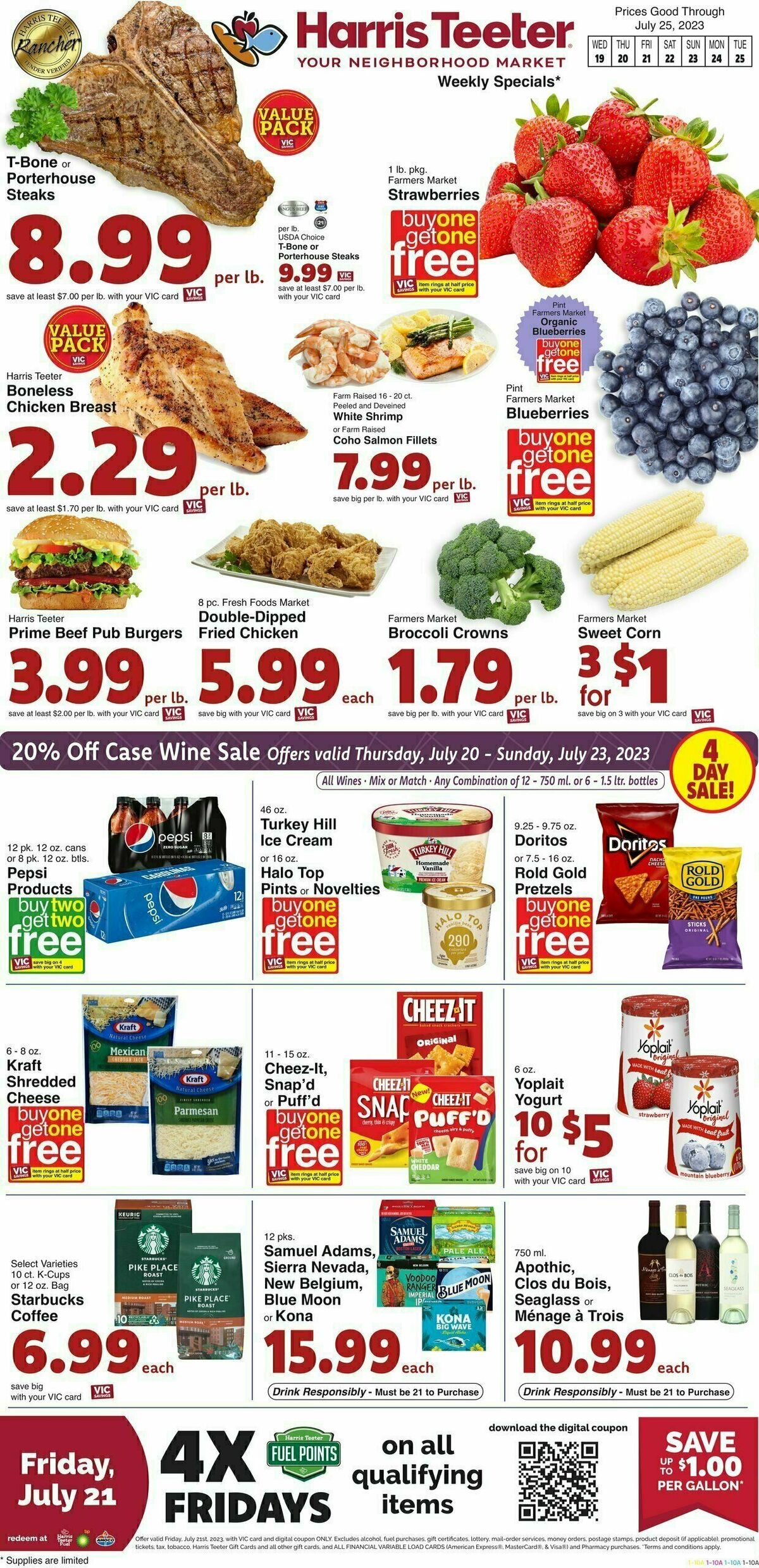 Harris Teeter Weekly Ad from July 19