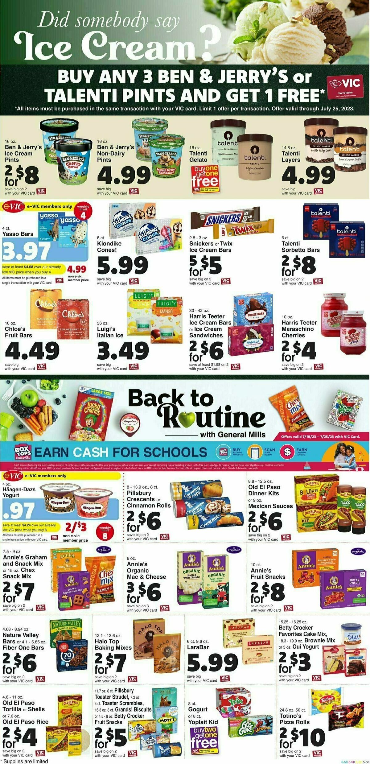 Harris Teeter Weekly Ad from July 19