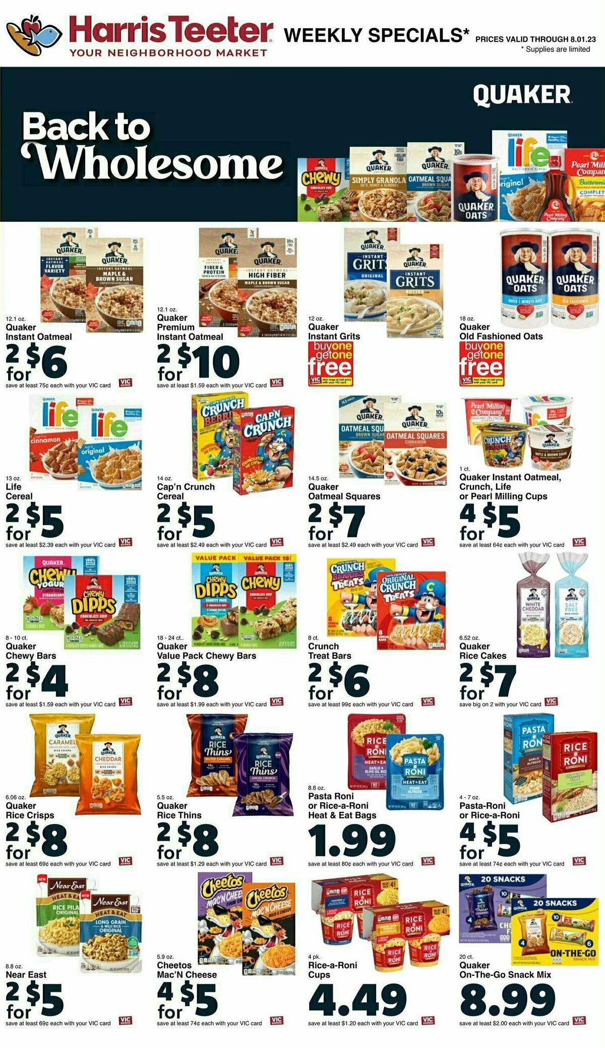 Harris Teeter Weekly Ad from July 26