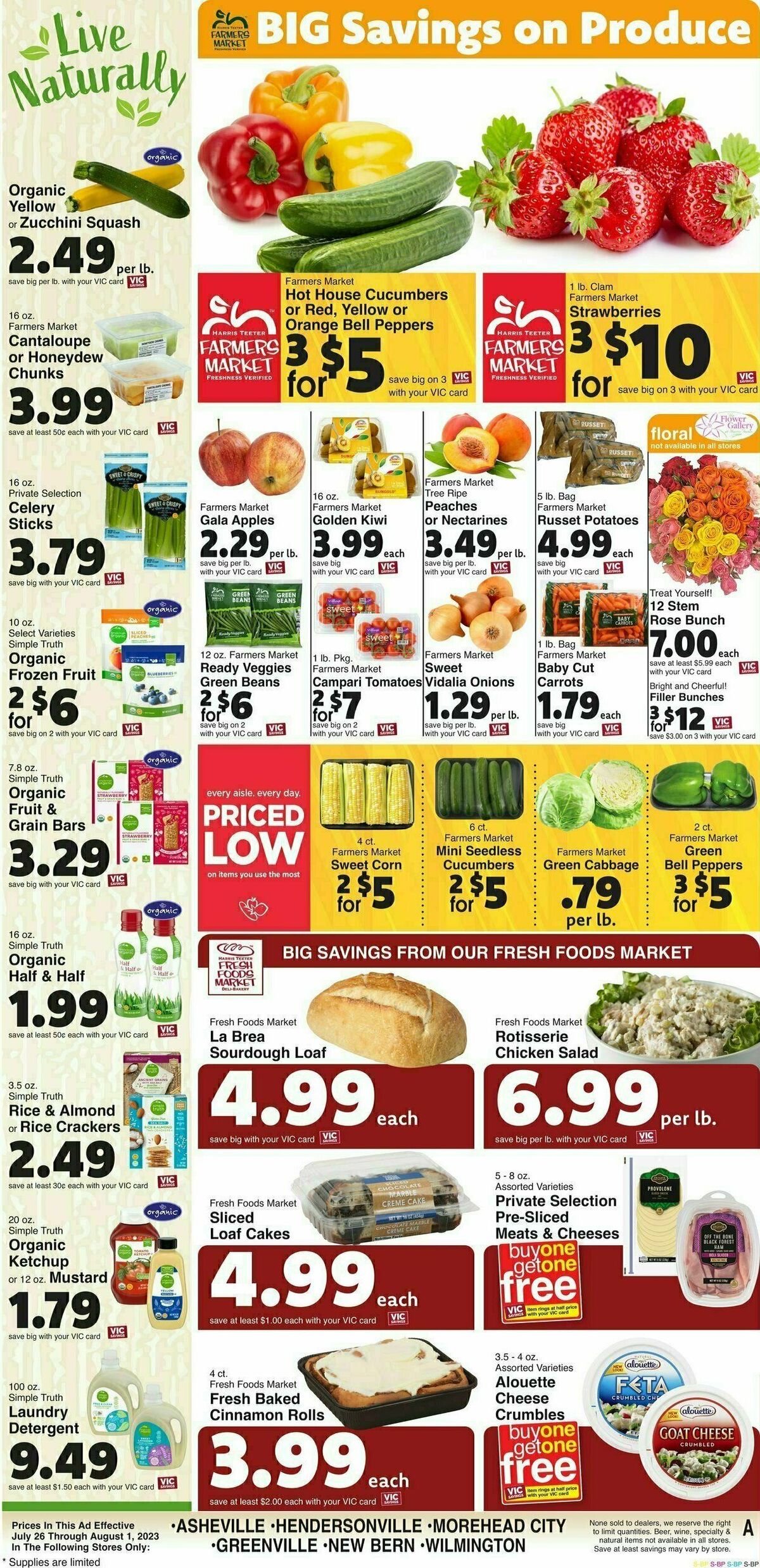 Harris Teeter Weekly Ad from July 26