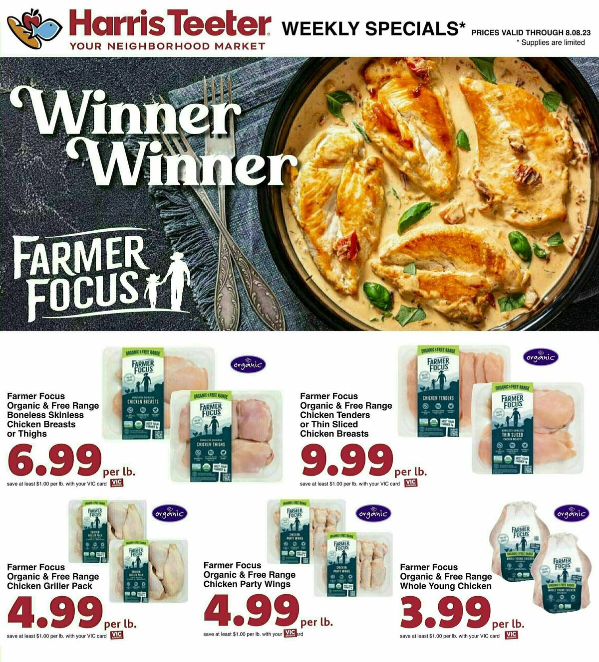 Harris Teeter Weekly Ad from August 2