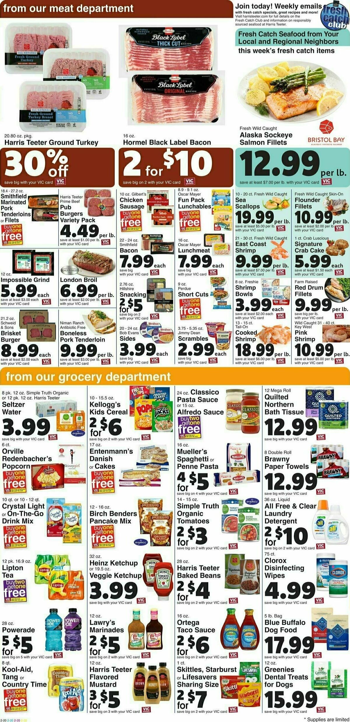 Harris Teeter Weekly Ad from August 2