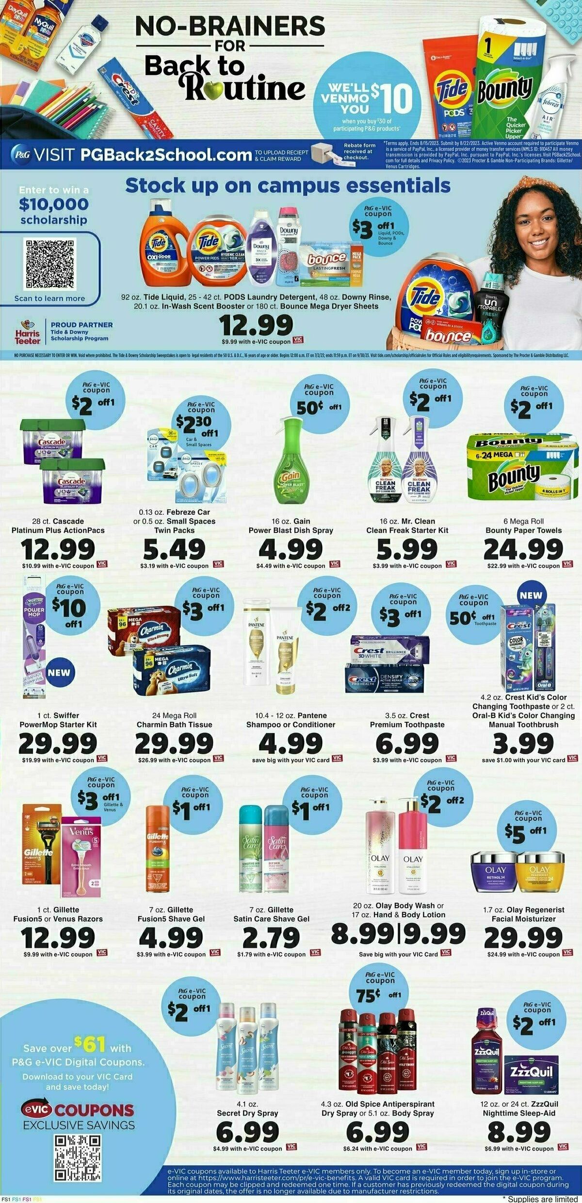 Harris Teeter Weekly Ad from August 2