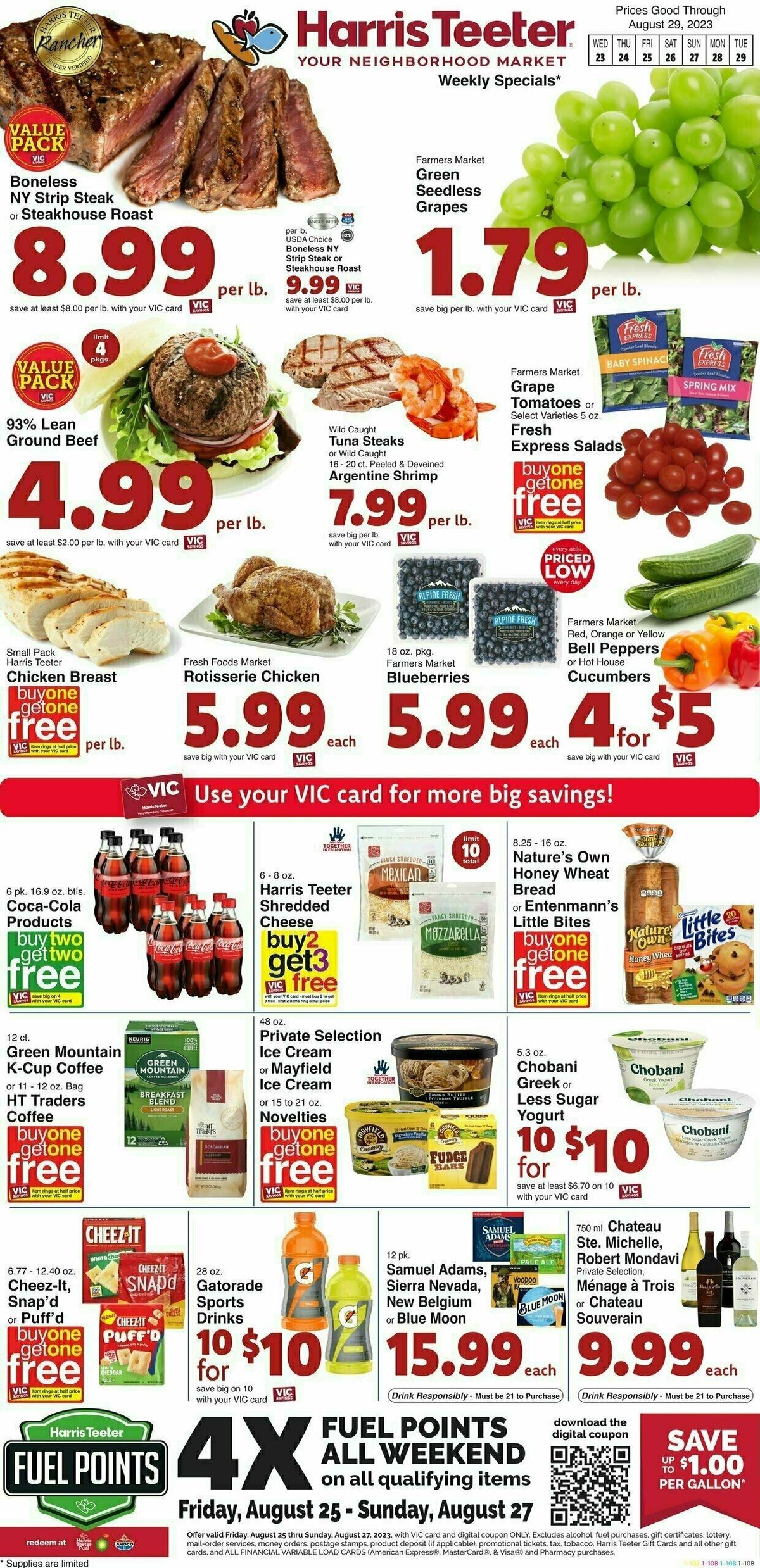 Harris Teeter Weekly Ad from August 23
