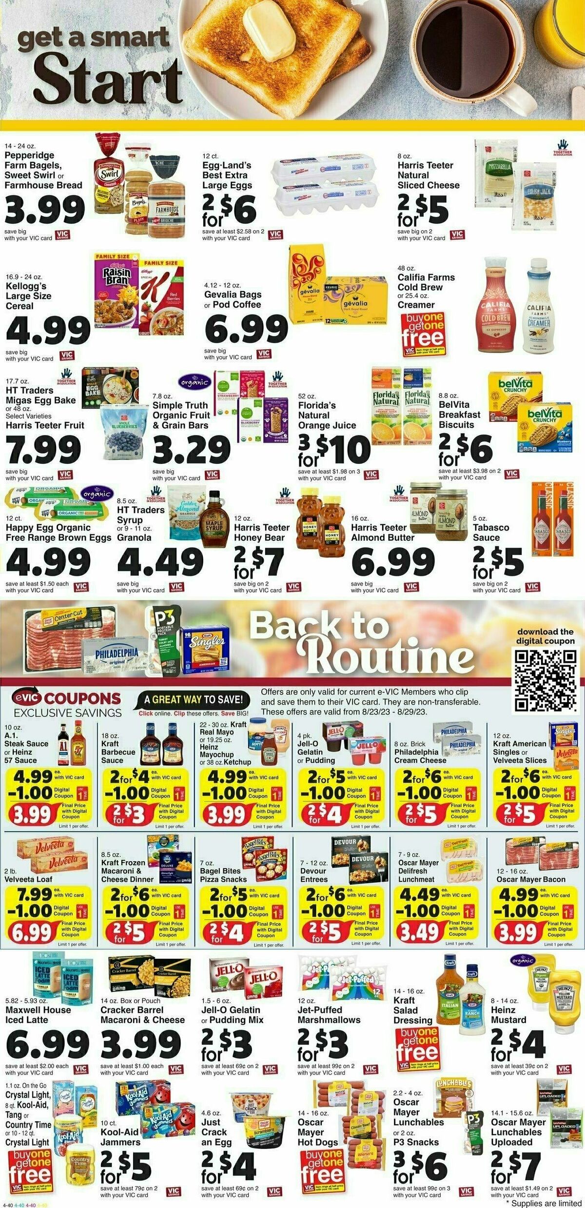 Harris Teeter Weekly Ad from August 23