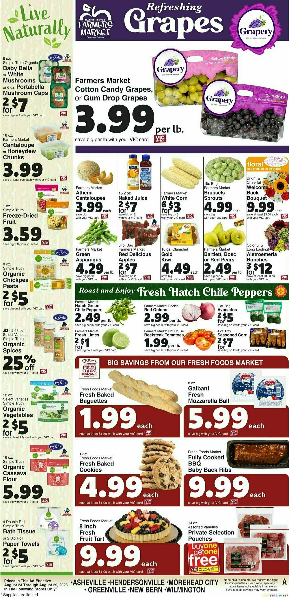 Harris Teeter Weekly Ad from August 23