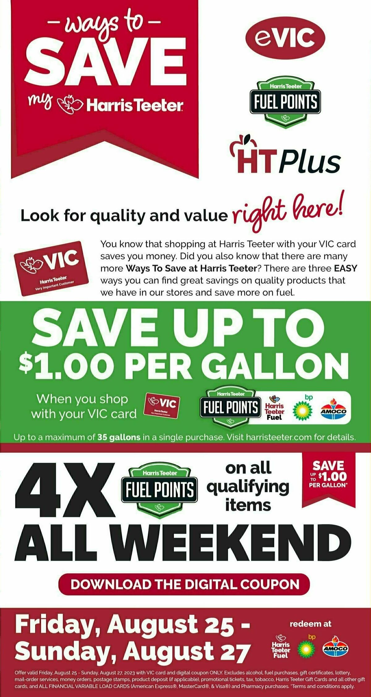 Harris Teeter Weekly Ad from August 23