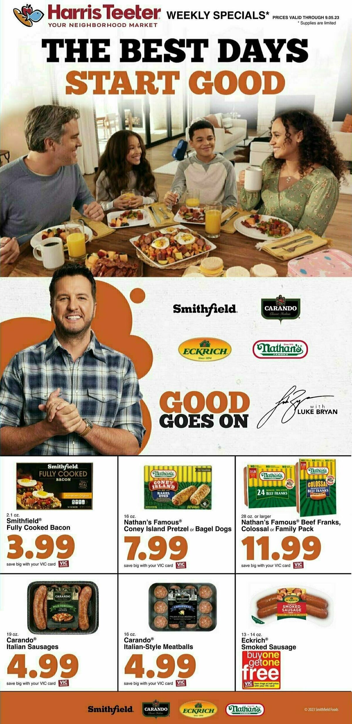 Harris Teeter Weekly Ad from August 30