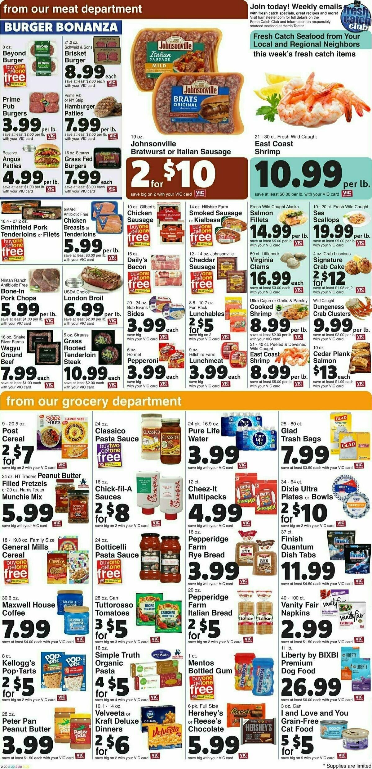 Harris Teeter Weekly Ad from August 30