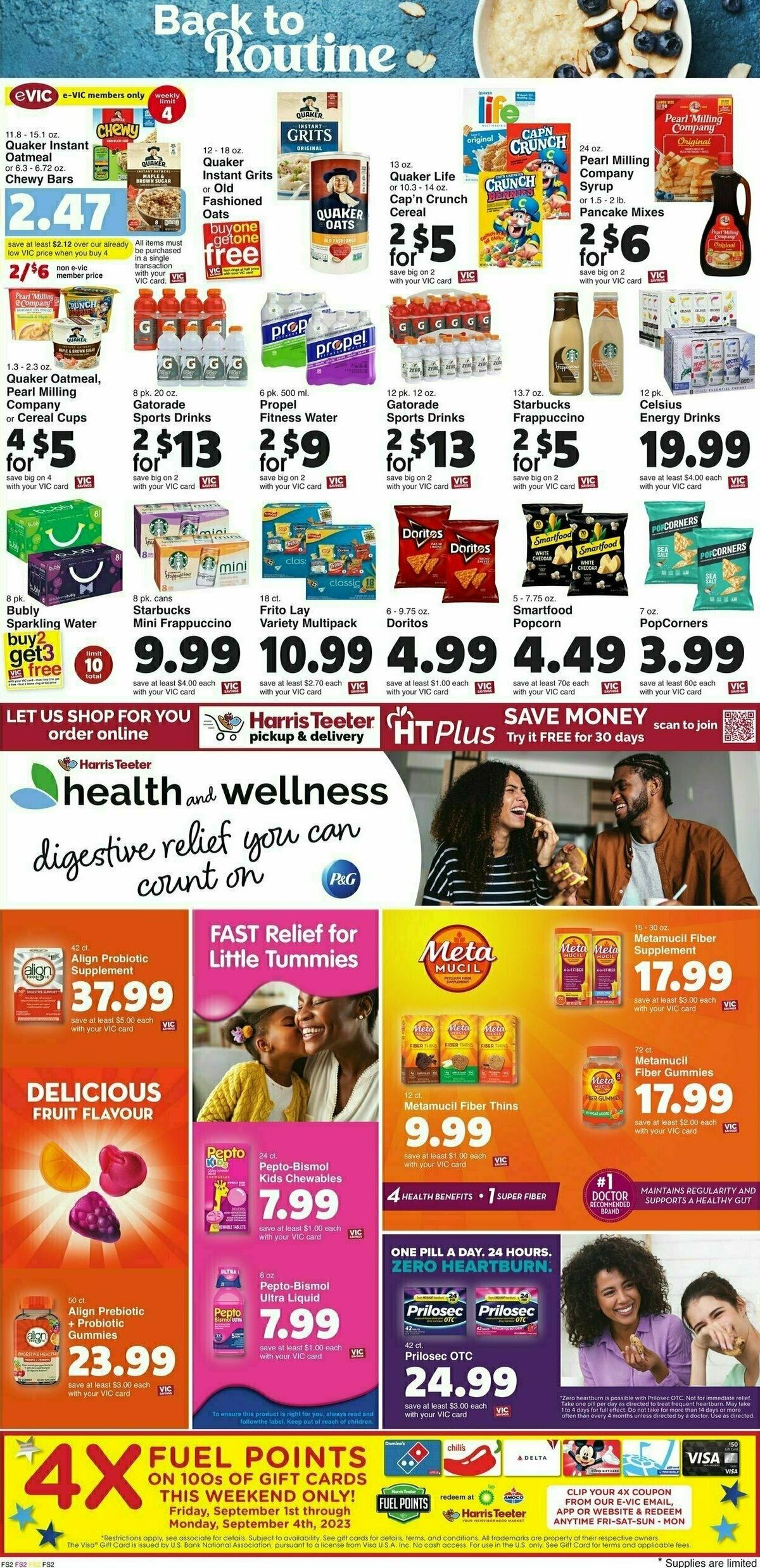 Harris Teeter Weekly Ad from August 30