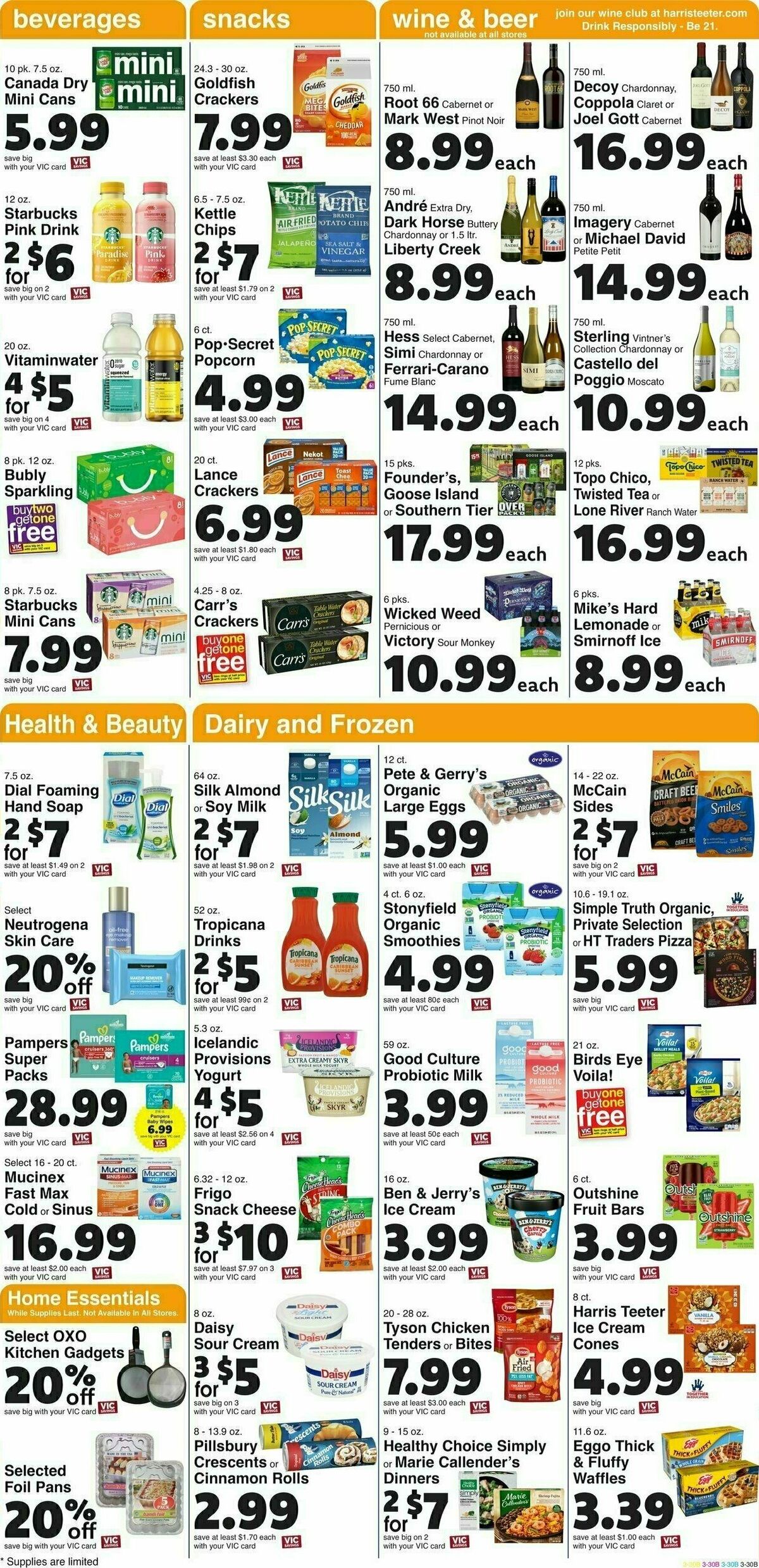 Harris Teeter Weekly Ad from September 13