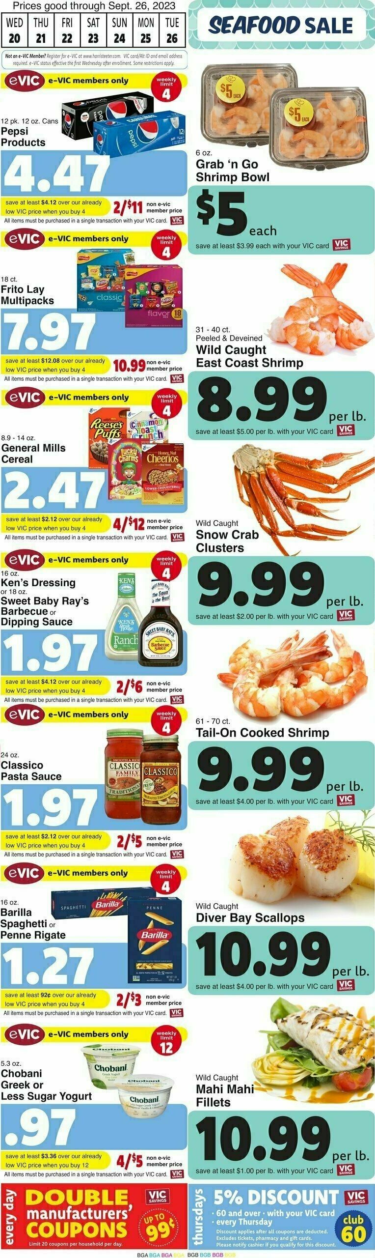 Harris Teeter Weekly Ad from September 20