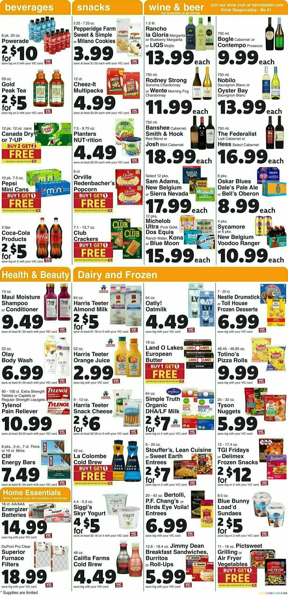 Harris Teeter Weekly Ad from September 20