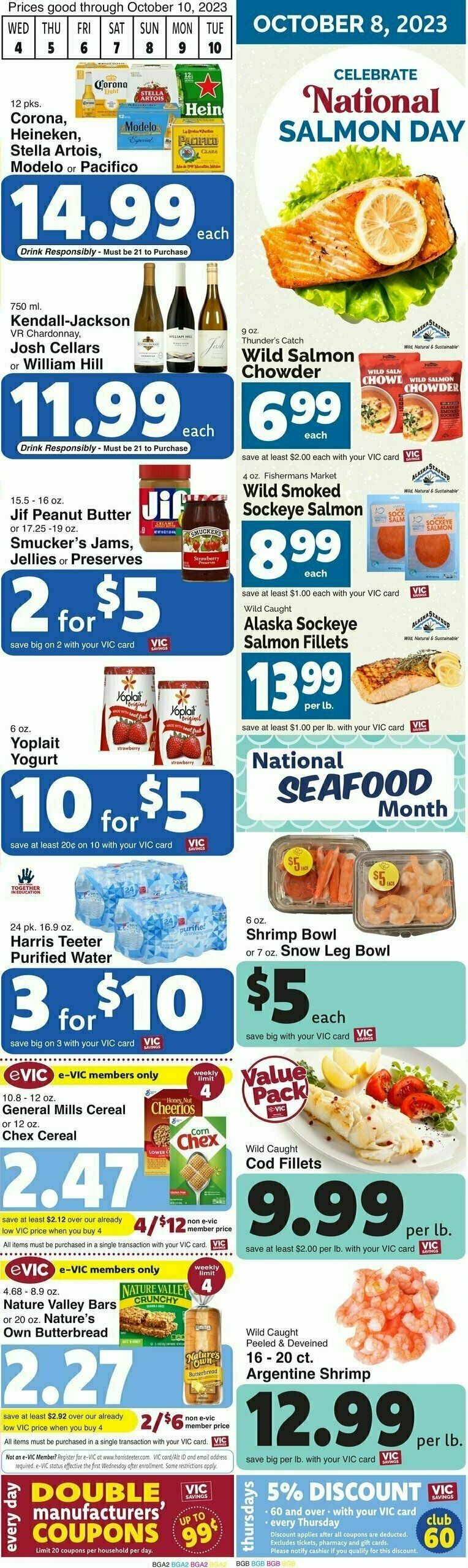 Harris Teeter Weekly Ad from October 4