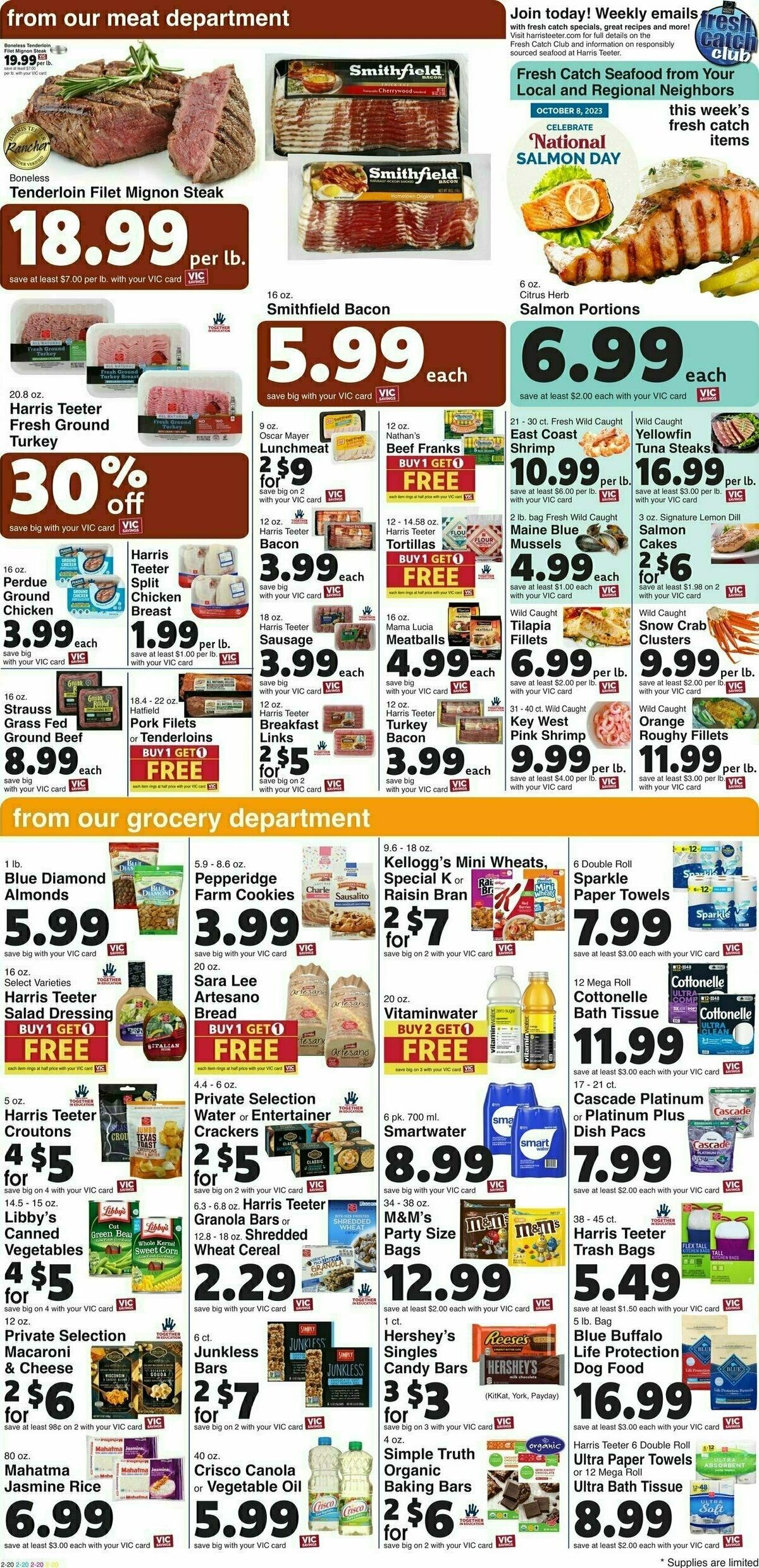 Harris Teeter Weekly Ad from October 4