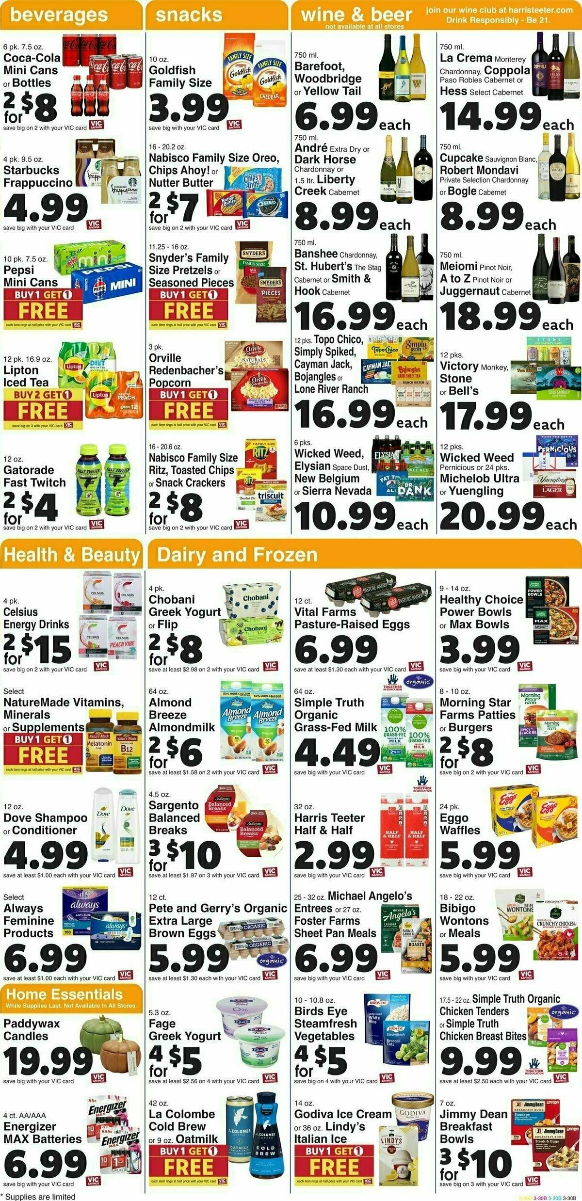 Harris Teeter Weekly Ad from October 4