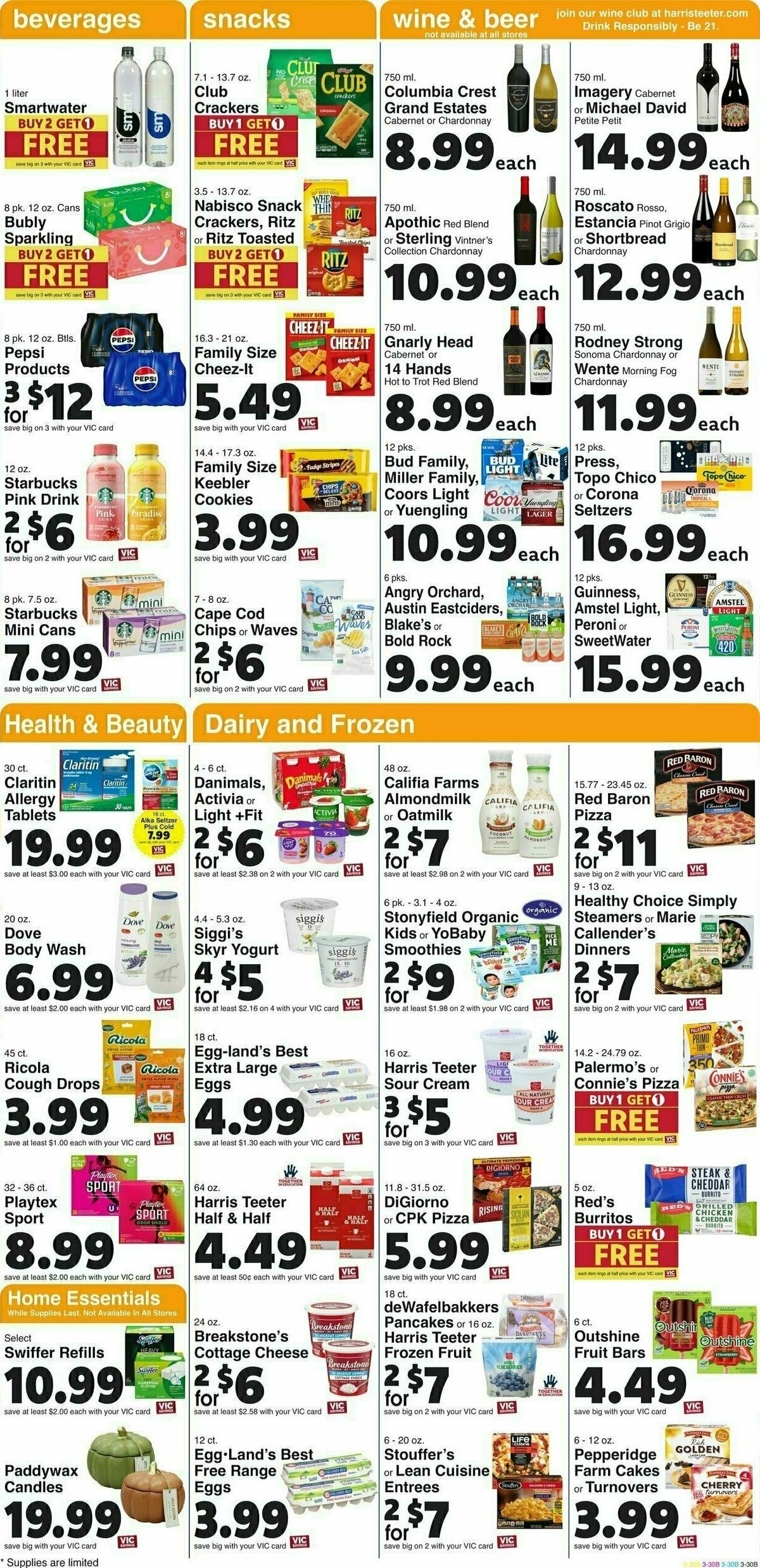 Harris Teeter Weekly Ad from October 11