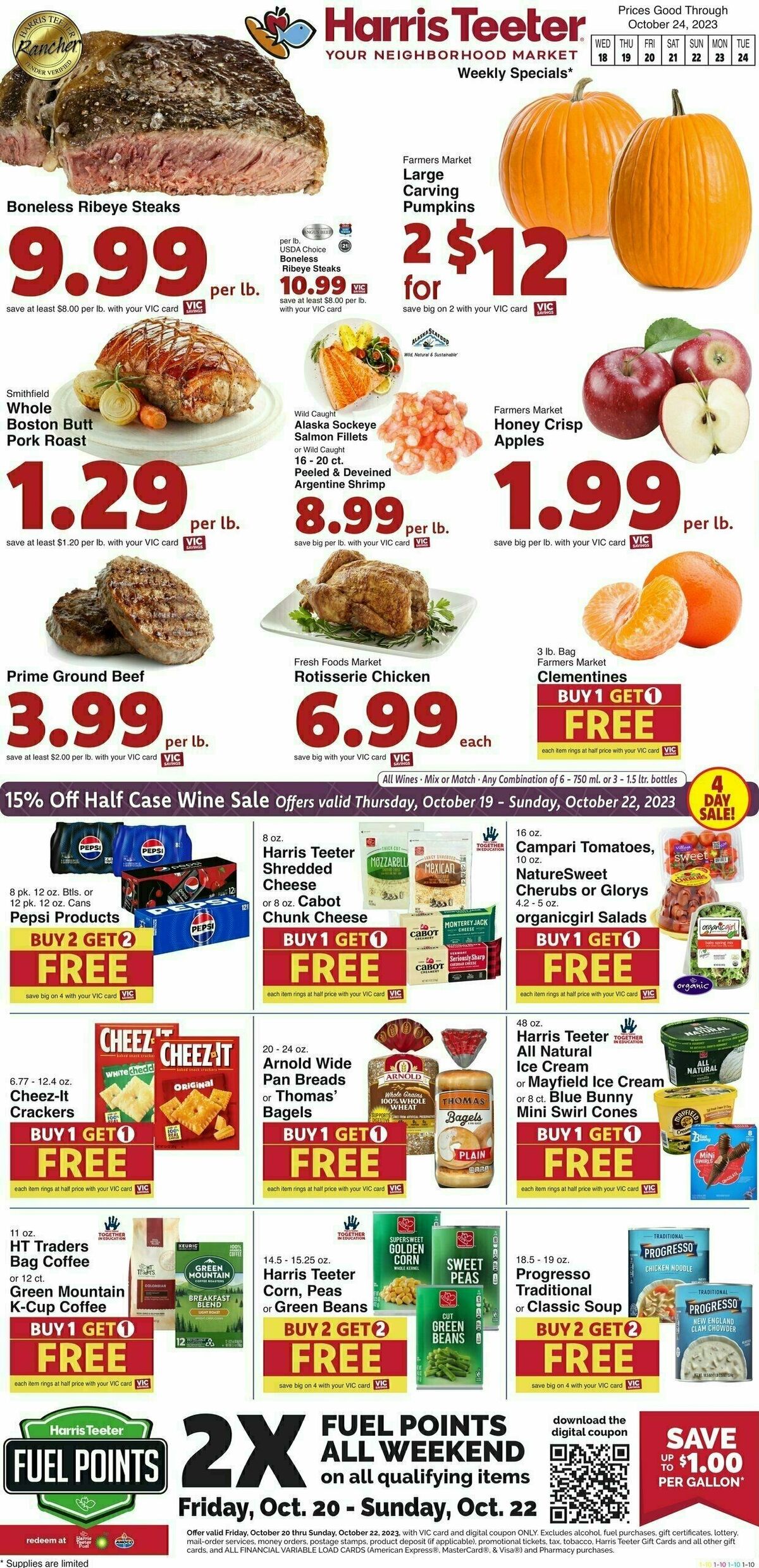 Harris Teeter Weekly Ad from October 18