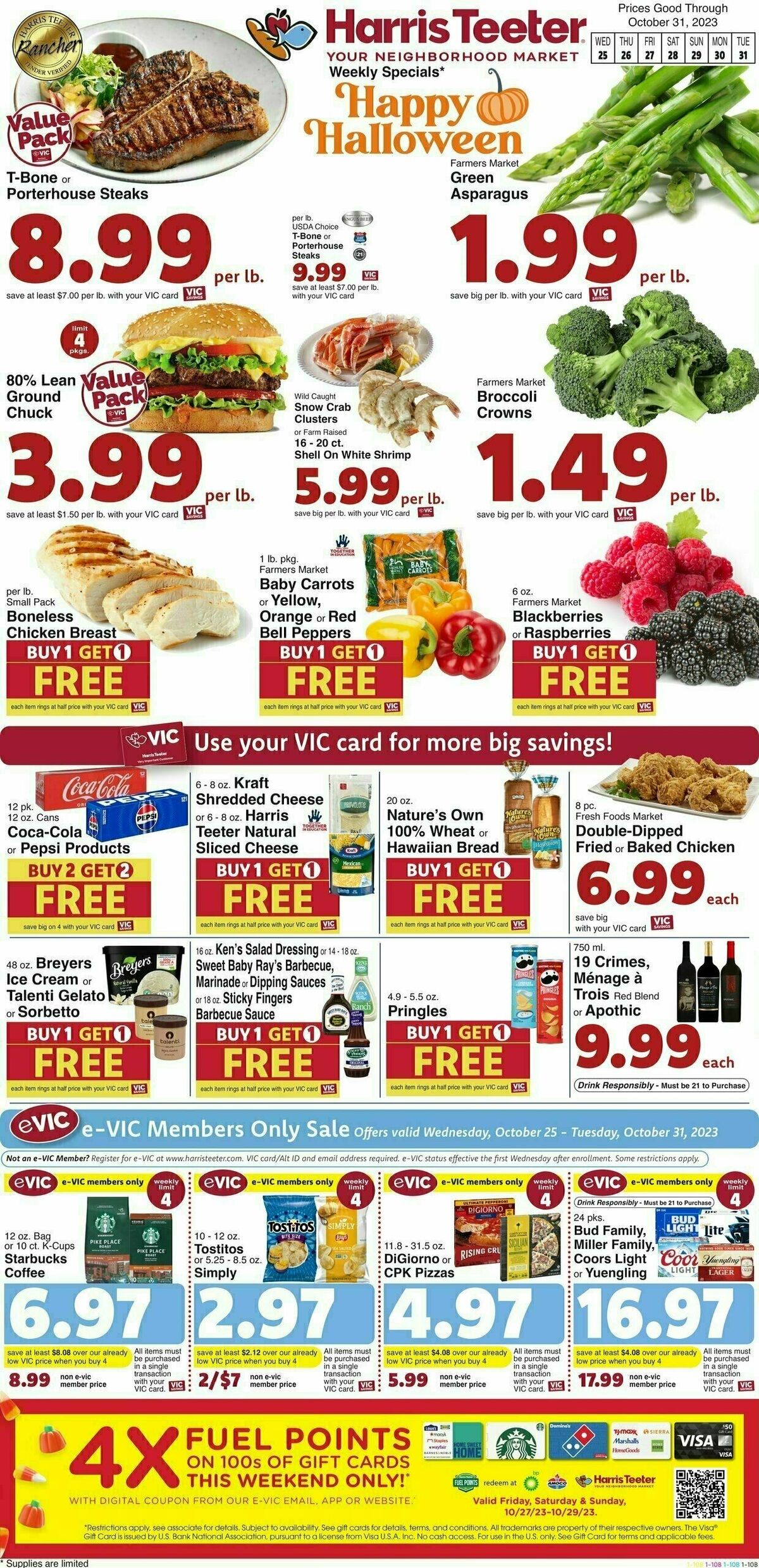 Harris Teeter Weekly Ad from October 25