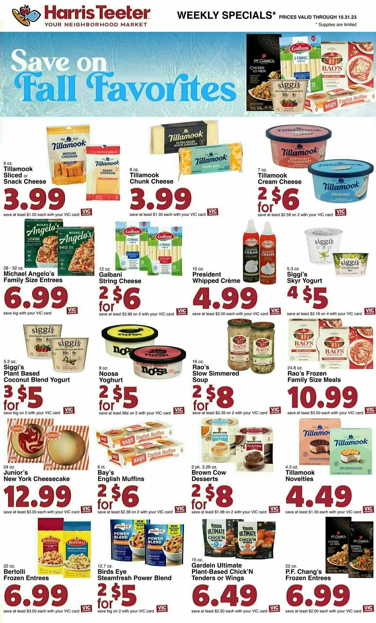 Harris Teeter Weekly Ad from October 25