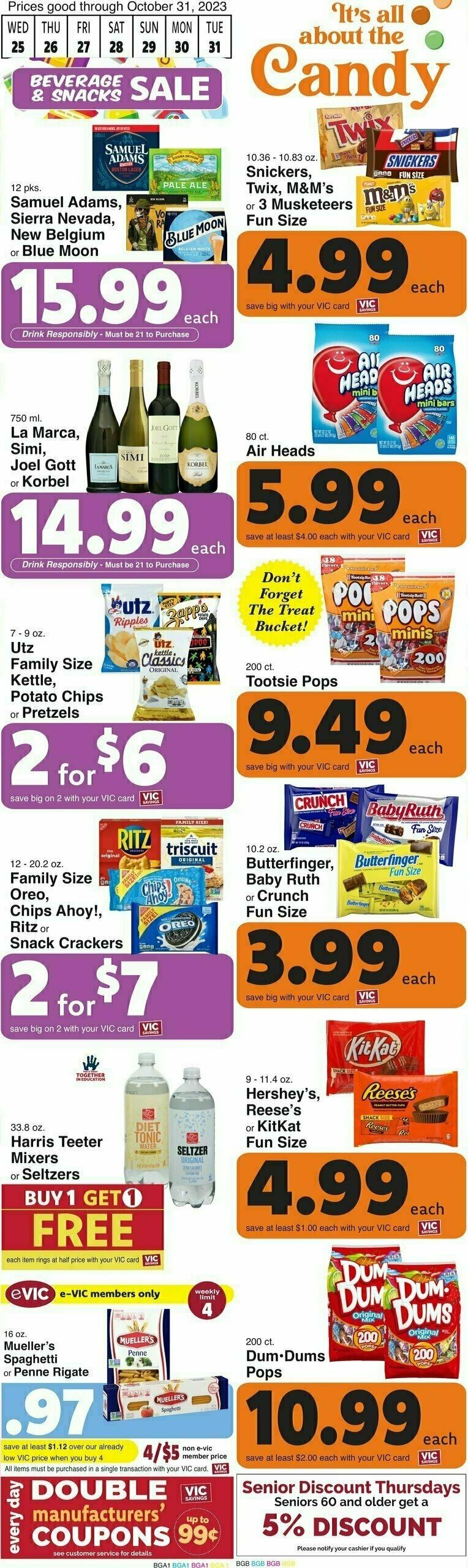 Harris Teeter Weekly Ad from October 25